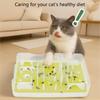 Interactive Cats Puzzle Feeder Toy Adjustable Difficulty Level Slow Eating Maze Mental Stimulation Training For Indoor Kitten