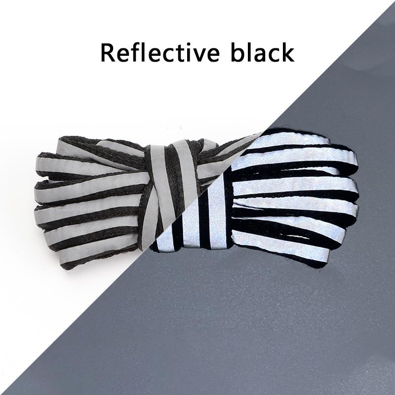 New Semicircle Reflective Shoelaces Luminous Laser Sneakers Shoelace Laser Sequin Shoe Laces Fluorescent Laces Shoes Shoestrings