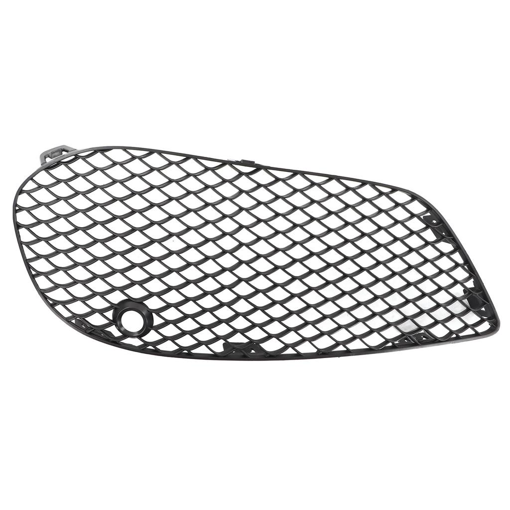 Black Front Bumper Fog Light Grille Cover Fog Lamp Bezel Trim Replacement for Mercedes Benz C Class