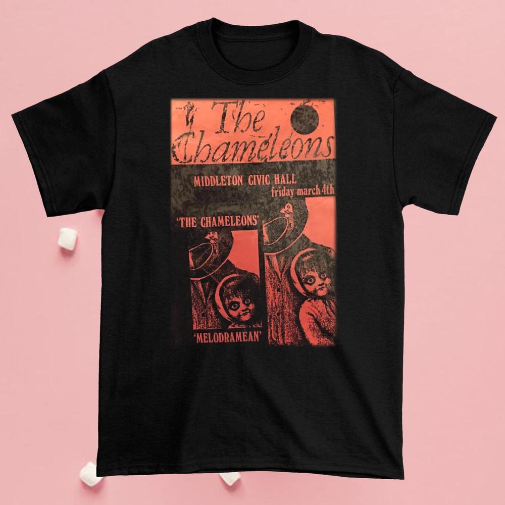 Hot The Chameleons Black T-shirt Tops Tee Cotton Unisex S-4XL