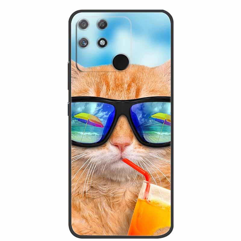 

For Redmi 10C Case Redmi10C Black Soft Silicone Phone Case For Xiaomi Redmi 10C Back Cover Case Redmi 10 C Power Funda POCO C40 Redmi 10C