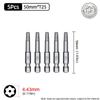 Torx Screwdriver Bit 50mm Magnetic S2 Steel 1/4'' Hex Shank Hollow Hole Security Bits T5-T40 Electric Drill Driver Hand Tools