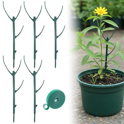 5Pack Plant Support Stakes Stackable Monstera Plant Supports for Indoor Outdoor Plants Garden Stakes Trellis for Climbing Potted Plants Pothos Flowers