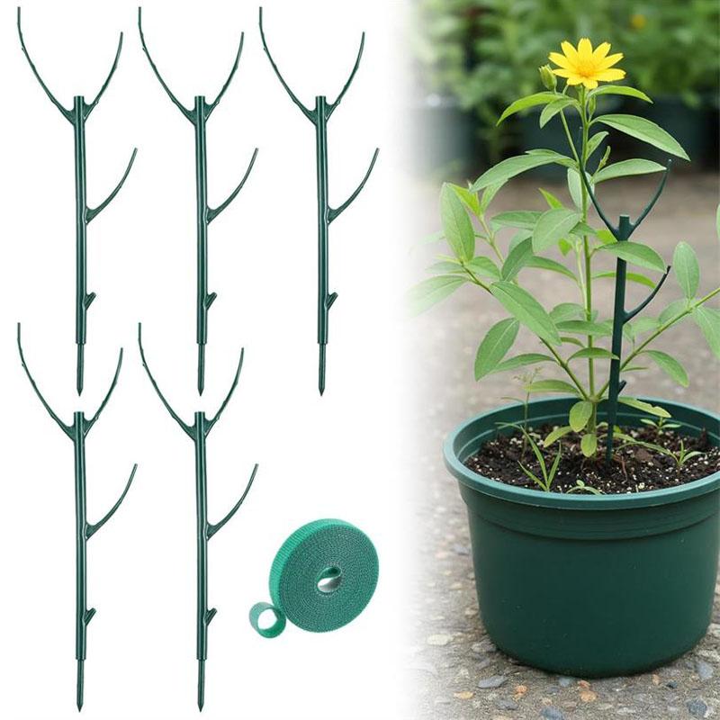 5Pack Plant Support Stakes Stackable Monstera Plant Supports for Indoor Outdoor Plants Garden Stakes Trellis for Climbing Potted Plants Pothos Flowers