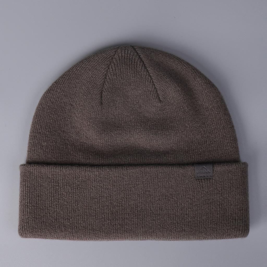 Pure Wool Knitted Hat  Versatile  Casual  Outdoor  Simple Style Woolen Hat  Fashionable Solid Color Cold Hat  Trendy