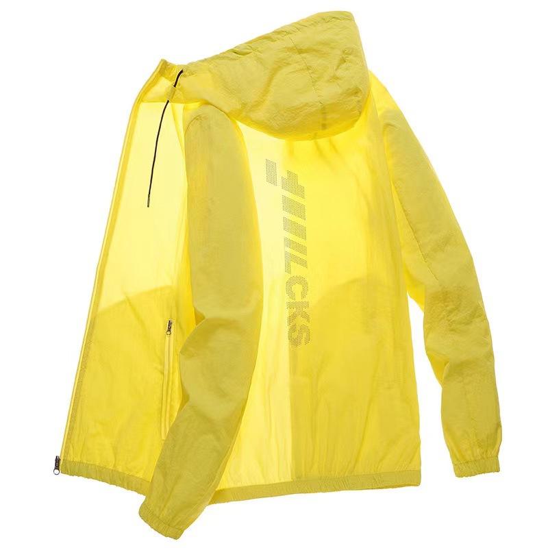 Ice silk sunscreen clothes men's summer ultra-thin breathable anti-ultraviolet skin clothes loose outdoor casual jacket