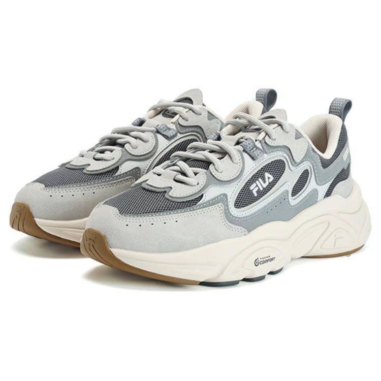 Fila Mars 1 Comfortable Versatile Fabric Synthetic Leather TPU Low-Top Casual Trail City Commuting Running Shoes Men Sneaker Gray F12M332117DQD