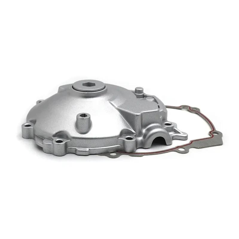 Motorcycle Parts W/Gasket Engine Stator Crankcase Crank Case Cover For Yamaha YZF-R1 2015-2024 Silver