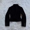 Unisex Oversized Hooded Zip-Up Sweatshirt Streetwear Casual Outerwear Black Solid Color