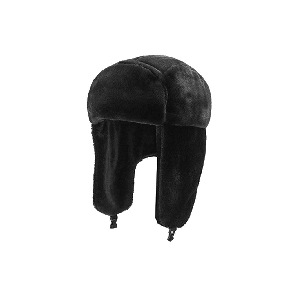 Warm Thick Plush Bomber Hat Winter Hat Trapper Hats Russian Ushanka Snow Caps Earflap Bonnet for Men Women