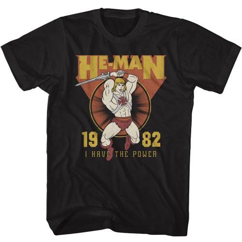 

Masters of the Universe 1982 I Have The Power Black TShirt Unisex T-Shirt XL