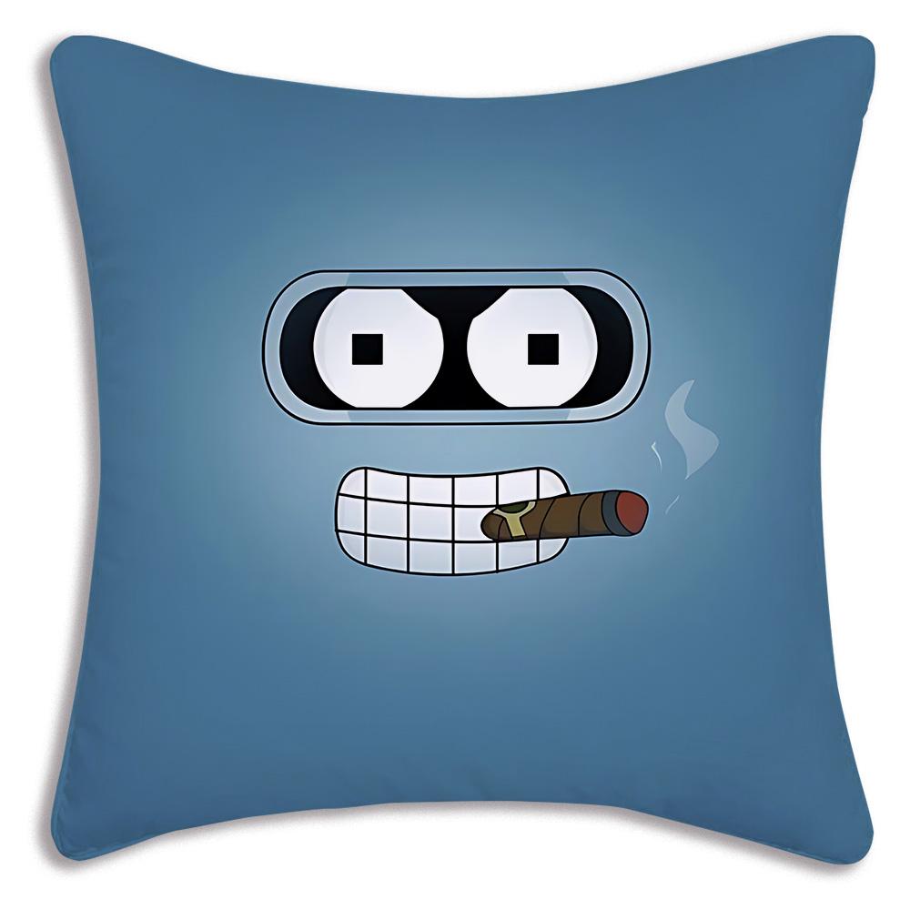 Classic movie F-Futuramas Pillow Covers Cartoon Sofa Decorative Home Double-sided Printing Short Plush Cute Cushion Cover
