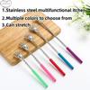 Masajeador de Espalda Mano de Fantasma Ajustable Acero Inoxidable Telescópico Rascador de Espalda para Picazón Herramienta Portátil para Cosquillas y Rascado