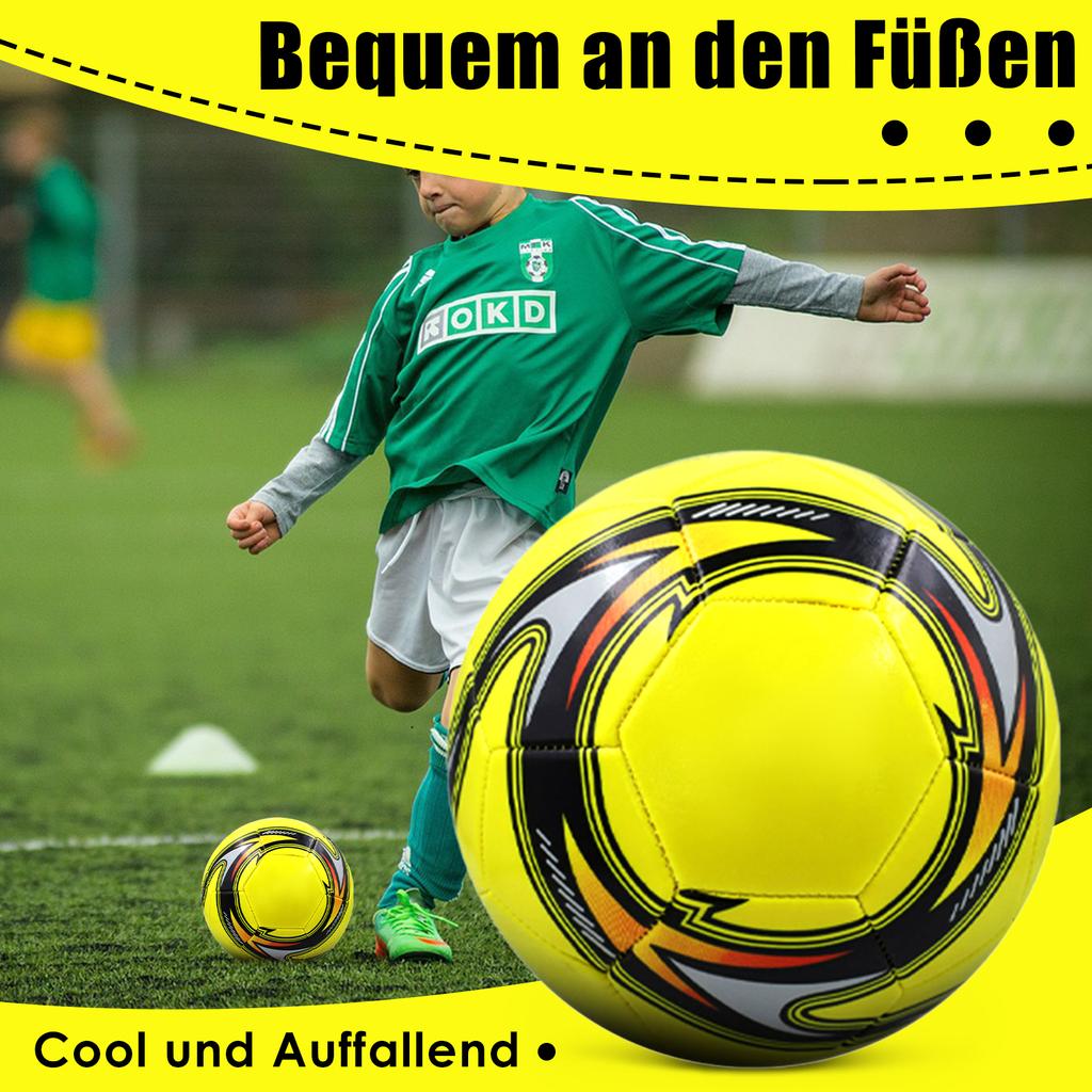Professioneller maschinengenähter Fußball aus PU-Leder, Wettkampffußbälle, druckfest, Größe 5 4, Trainingsfußball