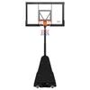 Tragbarer Basketballkorb, Höhenverstellung 3,05 m Basketballkorb & Korb, Basketballkorb Outdoor mit 1270 mm PC-Rückwand für Kinder, Erwachsene in