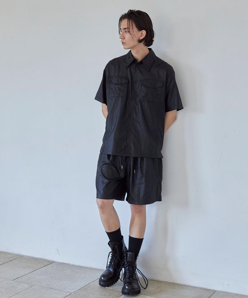 SENTAIR Glossy Shorts_Black