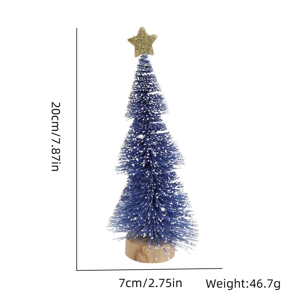 

Christmas Festive Mini Tree Decorative Piece In Classy Snow Dusted Red Green White Silver Gold And Blue Colors For Joyful Celebr StyleS