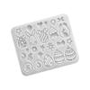 Sturdy Silicone Jewelry Mould for Earring Making Easy Maintenance Crafting Tool