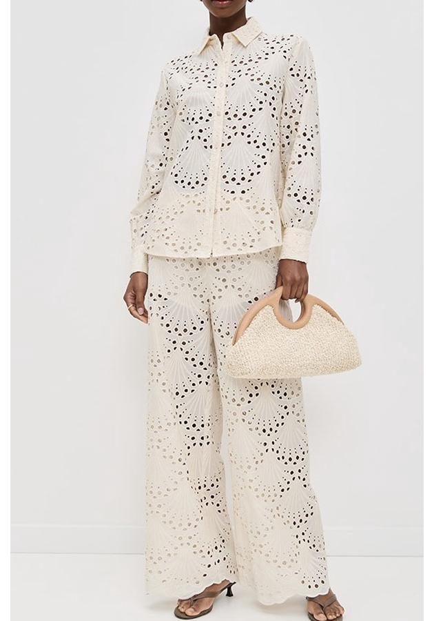 2025 Autumn/Winter European Long-Sleeve Shirt Suit with Loose Holiday Pants