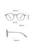 Rivet Frame Blue Light Blocking Oval Nearsighted Glasses For Women Fashion  Myopia Photochromic Eyeglasses -0.5 -0.75 To -6