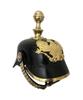 German Leather Pickelhaube Helmet Prussian Helmet, Spiked German Officer Gift