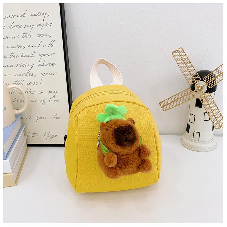 

Школьный рюкзак новый для мальчиков и девочек 2-5 лет, мультяшный милый маленький рюкзак, легкий, с функцией снижения веса жёлтый