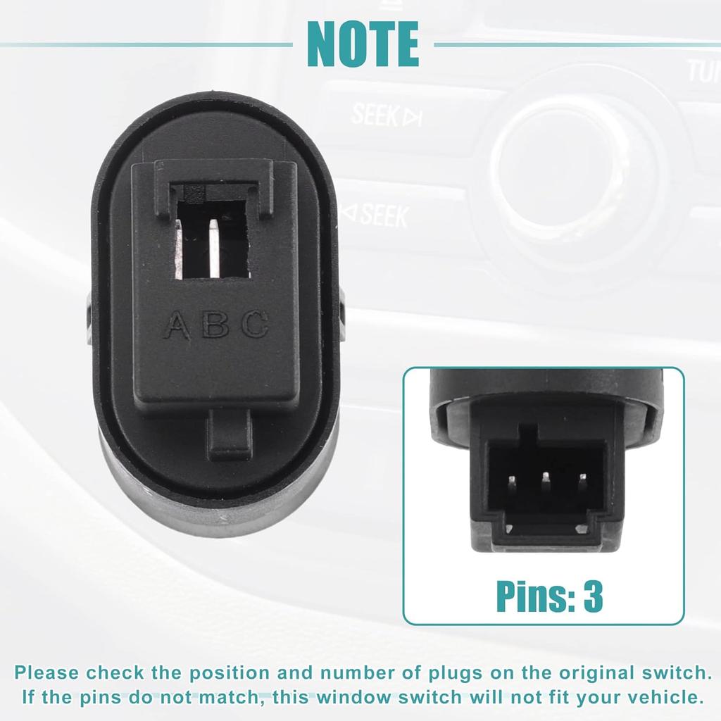 ACROPIX Auto Door Lock Switch Replacement Fit for Chevrolet Malibu - Pack of 1 Black