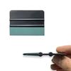 4-inch Suede Felt Squeegee Professional Scratchfree Soft Wet Dry Suede Felt Edge Scraper Vinyl Window Headlight Tint Squeegee