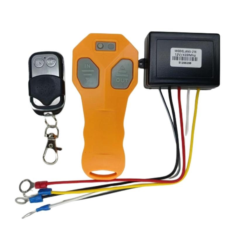 

Waterproof Wireless Remote Control Suitable For Off Roading Recovery Vehicle Trucks Winch With 15M Range & LED Indicator