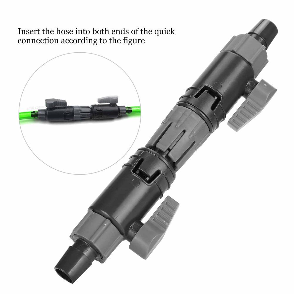 Double Tap Aquarium Water Control Valve Plastic Aquarium Connector  Aquarium