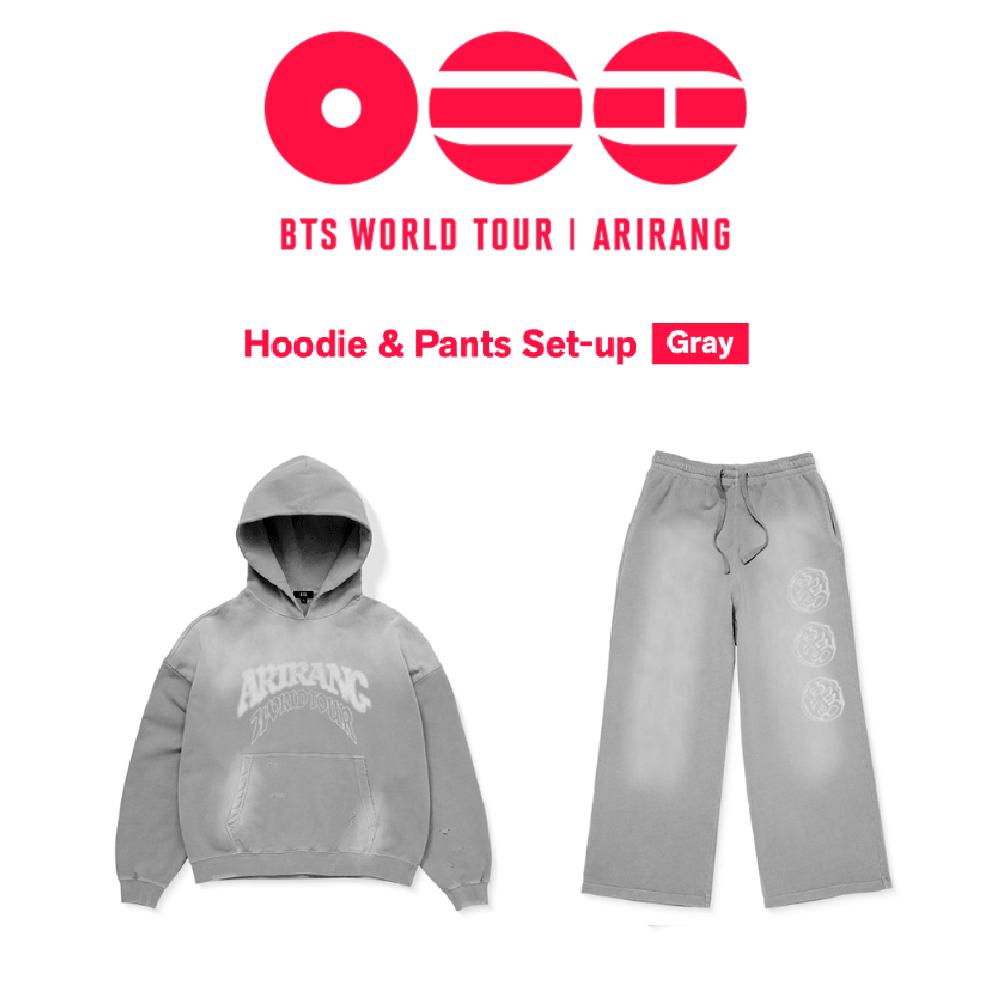 Pre-order BTS World Tour ARIRANG Official MD Hoodie & Pants Set-up S size