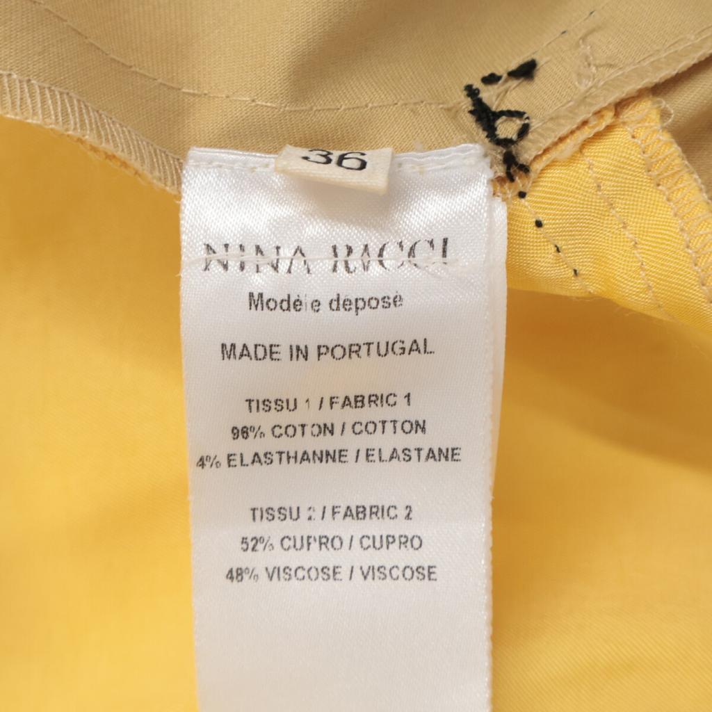 Nina Ricci Yellow Flared Skirt Skirt 36 yellowUsed