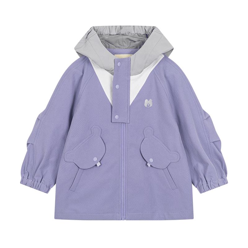 M.Latin Kids' Color-block Outdoor Windbreaker