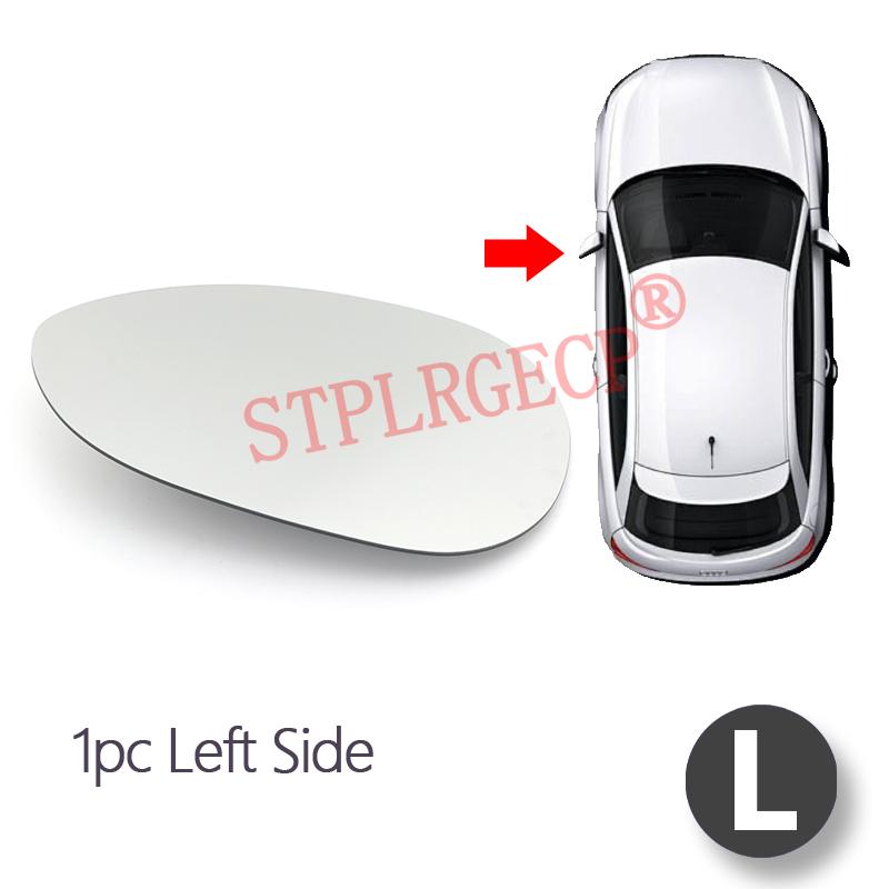 Pour Fiat 500 500C Punto Linea 2007-2018 – Verre de rétroviseur latéral chauffant de remplacement avec plaque, gauche et droite