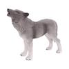 2x Wolfsfiguren BPA-frei Miniatur für Geburtstagsgeschenk Sammlerstücke Jungen Mädchen