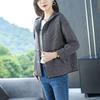 Coat for Women Casual Loose Cardigan Double Layer Solid Color Windbreaker Hooded Women Jacket