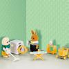 Dollhouse Furniture Forest Family Doll Accessories Miniatures Washing Machine Gifts Laundry Model Baby Toy