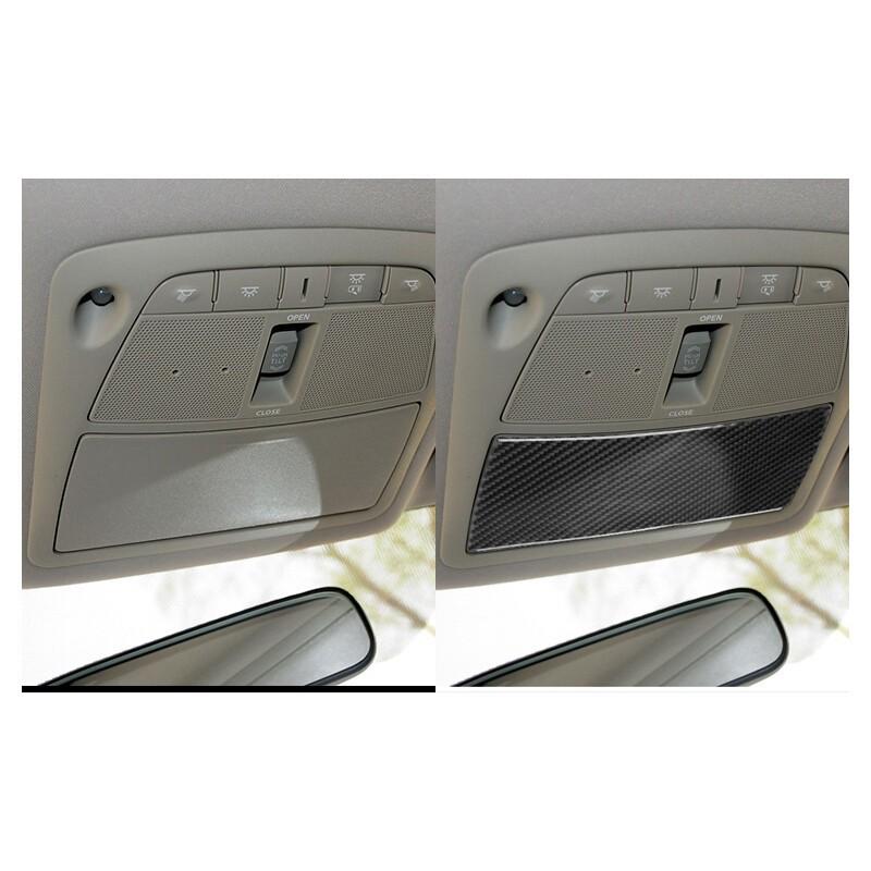 For Nissan X-Trail 2014-2018 Real Carbon Fiber Front Reading Light Cover Trim