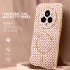For Realme 14 Pro 5G Phone Case Carbon Fiber Textured Electroplated TPU Back Cover