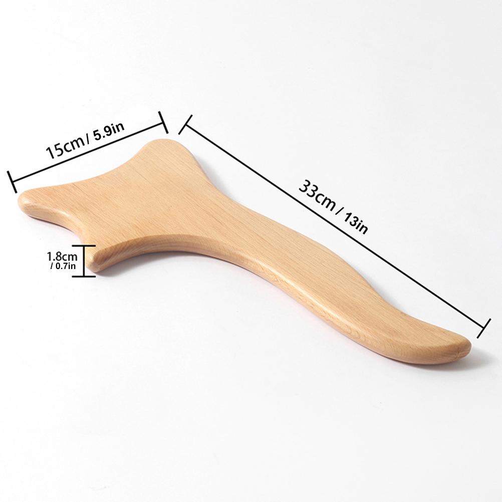 Wooden Gua Sha Scraping Massage Tool Portable Gua Sha Board Massager Fascia Acupuncture Point Massager for Women Men