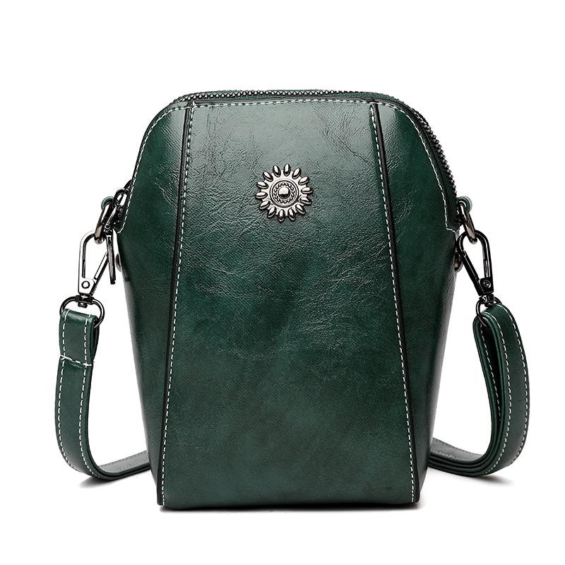 Wasserdichte Crossbody-Tasche im Retro-Stil für Damen - Mini-Handy & Große Kapazität Toilettenartikel-Umhängetasche
