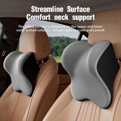 Nuovo Supporto Lombare per Sedile Auto con Poggiatesta in Schiuma a Memoria per Vita e Collo Cuscino per Viaggio in Auto Supporto Schiena Accessori Interni Auto