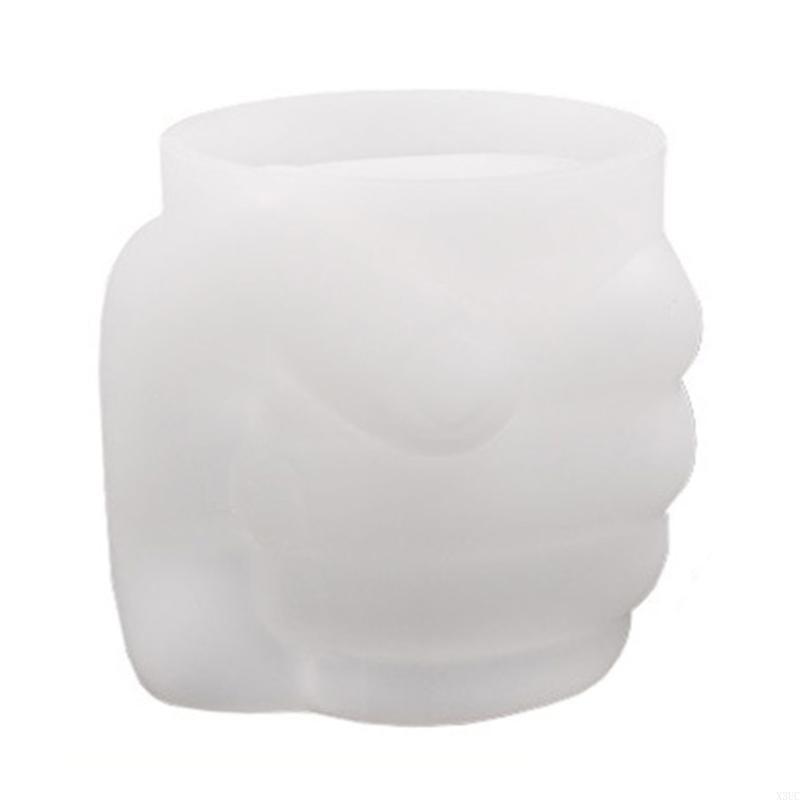 

Resin Ashtray Mold Epoxy Casting Mold Left and Right Hand Fist Pen Holder Easy to Use and Clean Handcraft Home Gift X3UC