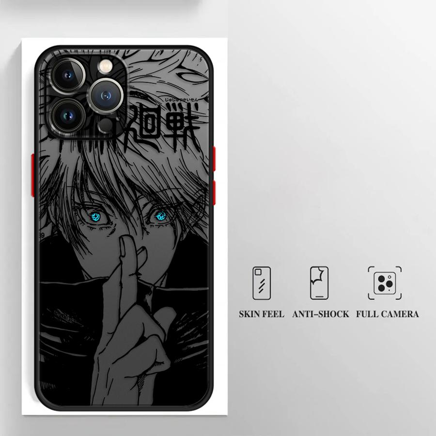 Anime Sukuna Jujutsus Kaisen Soft Cover Case for iPhone 11 8 7 SE XR 15 Pro MAX XS 13 Mini 11 Plus 14 12 16 16 Plus 14Pro 12Pro