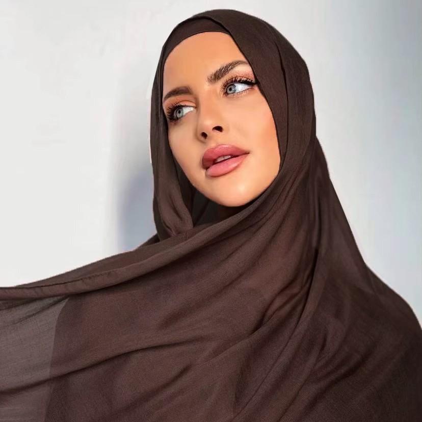 Breathable Rayon Wide-Brim Shawl & Scarf