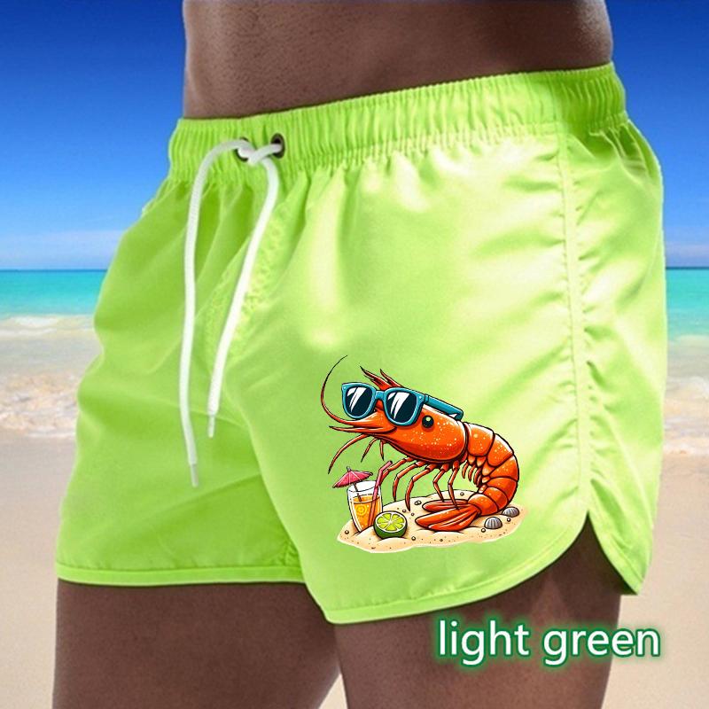 BBK-82 Summer New Men's Quick-Drying Swim Trunks Sports Pants Swimwear Beach Shorts Jogging Shorts Sports Creative Basketball Print
