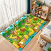 Teppich mit Cartoon-Tiermuster für Wohnzimmer, Schlafzimmer, Sofa, kreative Fußmatte, Heimdekoration, Kinderaktivitätsbereichteppiche