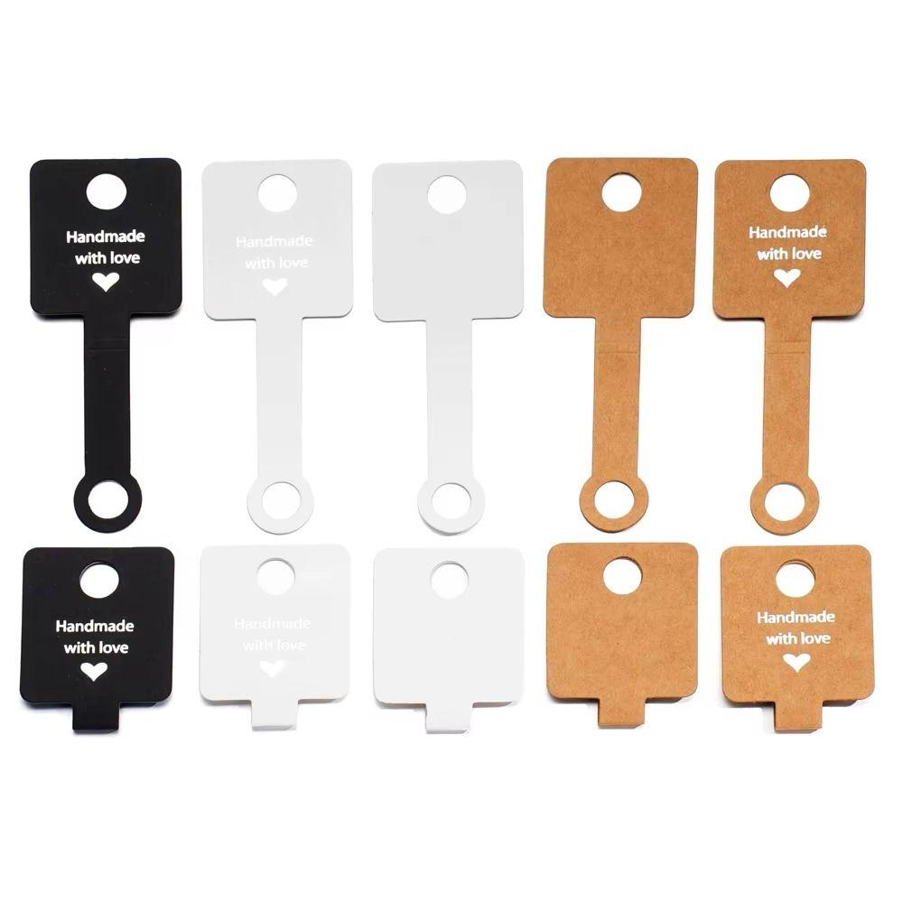 Self Adhesive Jewelry Hanging Price Tag DIY Handmade Jewelry Hang Tags Card  Retail Label