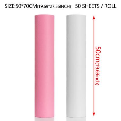 50Pcs/Roll Disposable Non Woven Bed Sheets for Beauty Massage Salons 50x70cm SPA Salon Tatto Waterproof Table Cover Pillow Towel