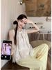 Women's Ethnic-Style Frog Button Crochet Top & Wide-Leg Pants Set - Summer 2026 Retro Fashion